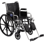 wózek inwalidzki na nogę
